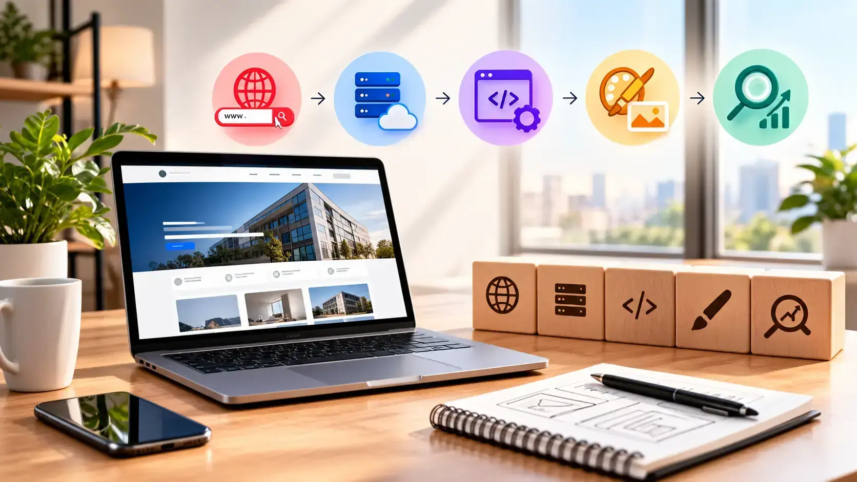 Web Sitesi Nasıl Kurulur? Adım Adım Rehber (2026) Web Sitesi Nasıl Kurulur? Adım Adım Rehber (2026)